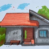 Meu projeto do curso: Desenho arquitetônico expressivo com marcadores coloridos. Sketching, Drawing, Architectural Illustration, Sketchbook & Ink Illustration project by Luhana Stresser - 06.03.2023