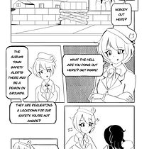 Yandemon, page 1, for this course!. Traditional illustration, Comic, Drawing, Digital Illustration, Stor, board, Ink Illustration, Narrative, and Manga project by 7mgj9ghrmq - 06.04.2023