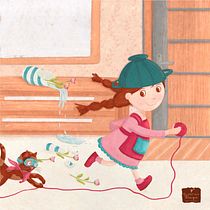 Mon projet du cours : Illustration jeunesse sur Procreate : créez une scène magique. Ilustração tradicional, Ilustração digital, Ilustração infantil, Pintura digital, e Álbum ilustrado projeto de Valérie Danchesi - 13.05.2023