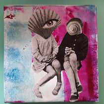  El mar, siluetaspez y fondos marinos. Collage, Traditional illustration, Paper Craft, and Sketchbook project by Nuria Martínez Flaqué - 06.26.2023