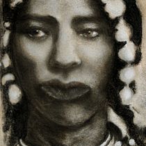 My project for course: Artistic Charcoal Portraiture: Creating Atmosphere. Ilustração tradicional, Artes plásticas, Desenho, Desenho de retrato, Desenho realista, e Desenho artístico projeto de Maria Thivaiou - 05.06.2023