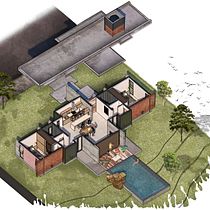 My project for course: Digital Illustration of Architectural Projects. Un proyecto de Arquitectura, Paisajismo, Ilustración digital, Arquitectura digital e Ilustración arquitectónica de Annette Semmelink - 25.05.2023