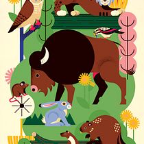 My project for course: Stylized Vector Illustration with Color and Character. Een project van Traditionele illustratie, Grafisch ontwerp, Vectorillustratie y Digitale illustratie van gajakrasowska - 05.06.2023