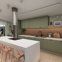 Meu projeto do curso: Cor aplicada ao design de interiores - Larissa Lacerda Ein Projekt aus dem Bereich Innendesign, Dekoration von Innenräumen, Innenarchitektur, Farbenlehre und Raumgestaltung von larissa.lacerda - 05.06.2023