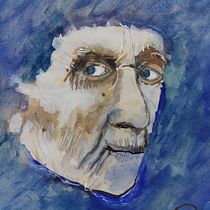Meu projeto do curso: Caderno de retratos em aquarela. Painting, Watercolor Painting, Portrait Drawing, and Sketchbook project by Tereza Leme - 06.05.2023