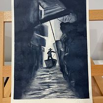 My project for course: Expressive Watercolor Painting: Create Compelling Illustrations. Projekt z dziedziny  Sztuki piękne,  Malarstwo i Malowanie akwarelą użytkownika toni_maree_eaton - 02.06.2023