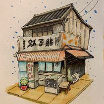 My project for course: Expressive Architectural Sketching with Colored Markers. Sketching, Drawing, Architectural Illustration, Sketchbook & Ink Illustration project by Torrin Nelson - 06.06.2023