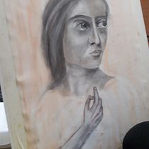 My project for course: Classical Portrait Drawing: The Renaissance Man’s Method. Fine Arts, Sketching, Drawing, Portrait Drawing, Realistic Drawing, and Artistic Drawing project by Konstantina Papagiannopoulou - 06.06.2023