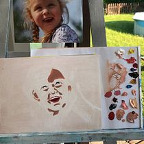 Mijn project van de cursus:  Portretschilderen met olieverf: verken licht en schaduw. Fine Arts, Painting, and Oil Painting project by Demi Wolters - 06.02.2023