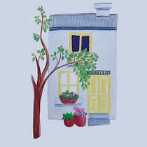 My project for course: Gouache Techniques for Illustration. Traditional illustration, Sketching, Creativit, Drawing, Watercolor Painting, Sketchbook, and Gouache Painting project by amphiprotic - 05.04.2023