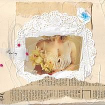 Mi proyecto del curso: Técnicas de bordado experimental sobre papel Ein Projekt aus dem Bereich Bildende Künste, Collage, Stickerei und Textildesign von Daisy Triolo - 07.06.2023