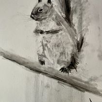 Mi proyecto del curso: Dibujo expresivo con carboncillo. Fine Arts, Drawing, Portrait Drawing, and Naturalistic Illustration project by Asier Atxalandabaso Markina - 07.06.2023