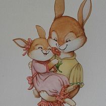 Meu projeto do curso: Criação de personagens animais em aquarela para livros infantis. Traditional illustration, Fine Arts, Painting, Drawing, Watercolor Painting, Children's Illustration, and Narrative project by julianagubolinl - 06.06.2023