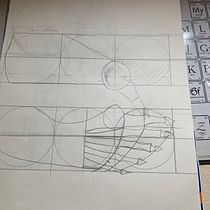 Mi proyecto del curso: Dibujo anatómico para principiantes. Fine Arts, Sketching, Pencil Drawing, Drawing, Realistic Drawing, and Figure Drawing project by Zaira Marti - 06.07.2023