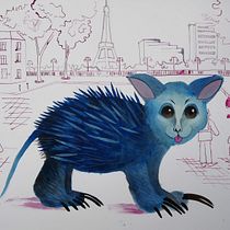 Mon projet du cours : Techniques d'illustration créative à la gouache. Traditional illustration, Character Design, Fine Arts, Painting, Children's Illustration, Gouache Painting, and Picturebook project by m.grosse890 - 06.07.2023