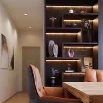 My project for course: Interior Design from Start to Finish. Un projet de Architecture d'intérieur, Design d'intérieur, Décoration d'intérieur , et Design d'espace de Tom Mertens - 01.06.2023