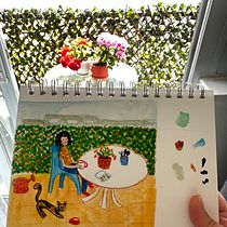 My project for course: Exploratory Sketchbook: Find Your Drawing Style. Traditional illustration, Sketching, Creativit, Drawing, Watercolor Painting, Sketchbook, and Gouache Painting project by Mina Peyso - 06.03.2023