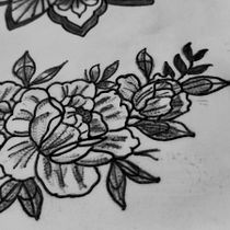 Mi proyecto del curso: Tatuaje botánico con puntillismo. Ilustração tradicional, Desenho de tatuagens e Ilustração botânica projeto de Ofilio López - 07.06.2023