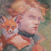 My project for course: Introduction to Children’s Illustration. Traditional illustration, Fine Arts, Painting, Pencil Drawing, Drawing, Watercolor Painting, Children's Illustration, and Narrative project by teplickamaria - 06.08.2023