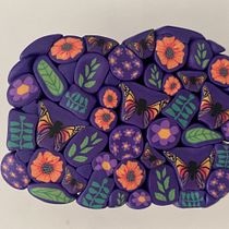 My project for course: Polymer Clay Cane Pattern Compositions for Beginners. Design de acessórios, Artesanato, Design de joias, e DIY projeto de Allison Miller - 30.05.2023
