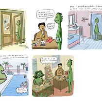 My project for course: Graphic Humor: Give us our Daily Comic Strip Ein Projekt aus dem Bereich Traditionelle Illustration, Comic, Zeichnung, Erzählung und Bleistiftzeichnung von tom_zaino - 08.06.2023