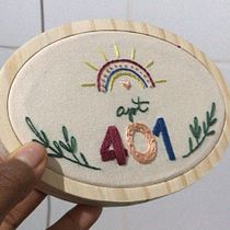 Meu projeto do curso: Técnicas básicas para bordado de letras. Un projet de Broderie , et Design textile de Milka Dias - 01.06.2023
