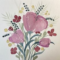 Mon projet du cours : Création d’une composition florale à l’aquarelle. Un projet de Beaux Arts, Aquarelle , et Peinture de florence_b - 08.06.2023