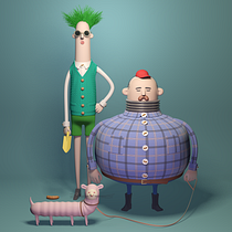 My project for course: Creative 3D Characters with 3ds Max Ein Projekt aus dem Bereich 3D, Animation, Design von Figuren, 3-D-Modellierung, Design von 3-D-Figuren und 3-D-Design von Eliyana - 09.06.2023