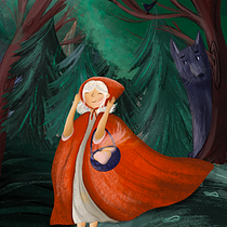 My project for course: Children’s Illustration with Procreate: Paint Magical Scenes. Ilustração tradicional, Ilustração digital, Ilustração infantil, Pintura digital, e Álbum ilustrado projeto de Anastasia Khomiak - 08.06.2023