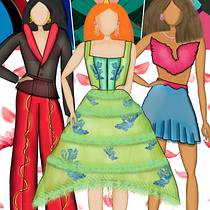 Meu projeto do curso: Ilustração de croqui de moda. Een project van Traditionele illustratie,  Schetsen,  Modeontwerp, Digitale tekening y Mode-illustratie van paolaeduarda.r.prado - 09.06.2023