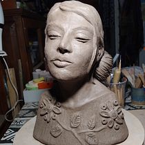 Mi proyecto del curso: Introducción a la escultura figurativa con arcilla. Fine Arts, and Sculpture project by Verónica Rodríguez - 06.10.2023