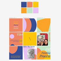 Mi proyecto del curso: Diseño gráfico para principiantes. Un progetto di Design, Br, ing, Br, identit, Graphic design, Tipografia, Design di loghi e Design tipografico di Mercedes Portillo - 10.06.2023