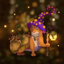 My project for course: Fantasy Character Design in Procreate Ein Projekt aus dem Bereich Traditionelle Illustration, Design von Figuren, Digitale Illustration, Digitale Zeichnung und Digitale Malerei von syr_ok - 10.06.2023