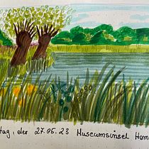 Mein Abschlussprojekt für den Kurs: Illustriertes Tagebuch: Tägliche bewusste Übung. Fine Arts, Sketching, Creativit, Drawing, and Sketchbook project by Anke Weber - 06.11.2023