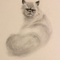 My project for course: Expressive Drawing with Charcoal. Fine Arts, Drawing, Portrait Drawing, and Naturalistic Illustration project by kausarnabi - 06.10.2023