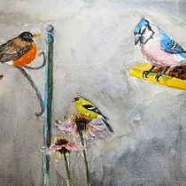My project for course: Artistic Watercolor Techniques for Illustrating Birds. Traditional illustration, Watercolor Painting, Realistic Drawing, and Naturalistic Illustration project by Greg Garbinsky - 06.11.2023