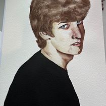 Mi proyecto del curso: Retrato en acuarela a partir de una fotografía. Traditional illustration, Watercolor Painting, and Portrait Drawing project by Lucía Boronat - 06.11.2023