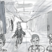 My project for course: Basic Principles of Drawing People from Imagination. Traditional illustration, Fine Arts, Sketching, Pencil Drawing, Drawing, Artistic Drawing, Figure Drawing, Design, Film, Video, TV, Animation, Character Design, Costume Design, Graphic Design, Marketing, Comic, 2D Animation, Stor, board, Stor, telling, and Concept Art project by Keith Mills - 06.09.2023