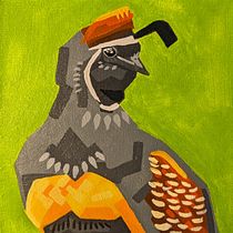My project for course: Stylized Acrylic Painting: Explore Color and Shape. Painting, Acr, and lic Painting project by Sara Wheatcroft - 06.08.2023
