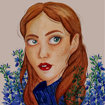 Mi proyecto del curso: Retrato ilustrado en acuarela Ein Projekt aus dem Bereich Traditionelle Illustration, Bildende Künste, Malerei, Zeichnung, Aquarellmalerei, Porträtzeichnung und Artistische Zeichnung von Carolina Bustos Zurita - 11.06.2023