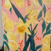My project for course: Botanical Painting with Acrylic. Traditional illustration, Fine Arts, Painting, Acr, lic Painting, and Botanical Illustration project by Jennette Dubouzet - 06.12.2023