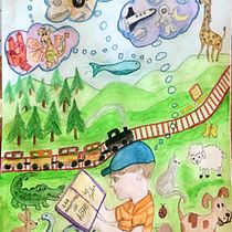 Mi proyecto del curso: Técnicas de acuarela para ilustraciones de ensueño : Las aventuras de Airam. Traditional illustration, Drawing, Watercolor Painting, and Editorial Illustration project by Julia - 06.12.2023