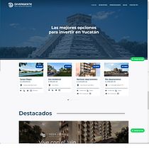 Divergente real estate . Projekt z dziedziny Informat, ka, Web design, Tworzenie stron internetow, ch i Marketing użytkownika Gerardo Lerma C - 31.05.2023
