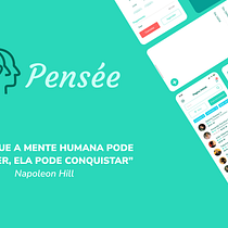 PENSEÉ - PSICOLOGIA REMOTA. Un projet de Programmation, UX / UI, Design d'interaction, Webdesign, Développement web, Conception numérique, Développement d'applications , et Design  de Murilo Araújo Marcondes - 06.02.2021