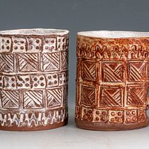 My project for course: Stamp Making for Textured Pottery. Arts, Crafts, Fine Arts, Decoration, Ceramics, and DIY project by Marco Milazzo - 06.12.2023