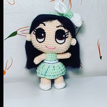 Meu projeto DE BONECA do curso: Amigurumi: crie pessoas com crochê. Arts, Crafts, To, Design, Fiber Arts, Crochet, Amigurumi, and Textile Design project by Fernanda Souza - 06.12.2023