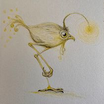 My project for course: Whimsical Sketchbook: Draw Imaginary Creatures from Nature. Drawing, Watercolor Painting, Sketchbook, and Naturalistic Illustration project by Dana Green - 06.12.2023