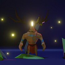 Mi proyecto del curso: Modelado de personajes low poly para videojuegos Ein Projekt aus dem Bereich 3D, 3-D-Modellierung, Videospiele, Design von 3-D-Figuren, Design für Videospiele, Bühnendekoration, Comic und Design von Figuren von Gabriel Ernesto Andino - 13.06.2023
