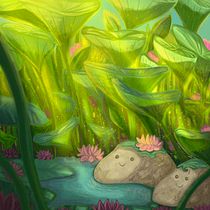 My project for course: Atmospheric Scenes in Procreate: Paint with Color and Light. Ilustração tradicional e Ilustração digital projeto de popova.irina - 12.06.2023