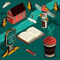 Mi proyecto del curso - Honeoye Falls: Animación isométrica con Illustrator y After Effects. Animation, Vector Illustration, 2D Animation, and Digital Illustration project by Tatiana Plazas T - 06.13.2023